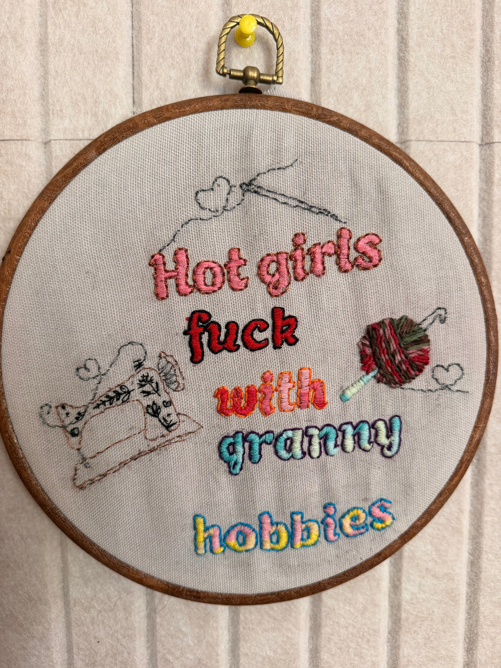 Granny hobbies - stamped fabric only