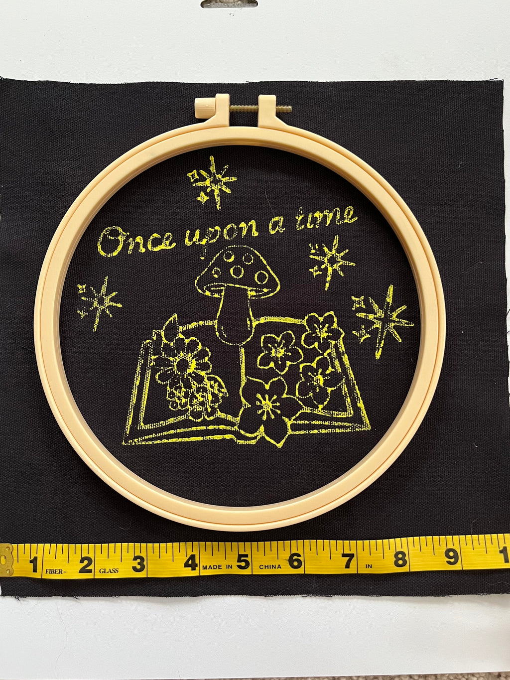 8” Once upon a time Embroidery Kit
