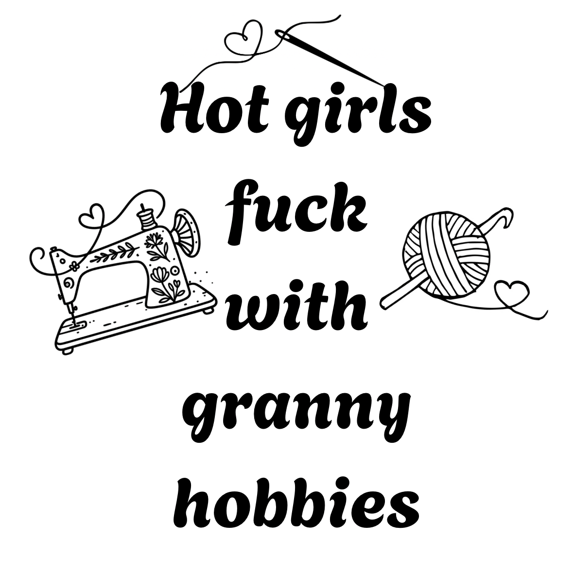 Granny hobbies - stamped fabric only