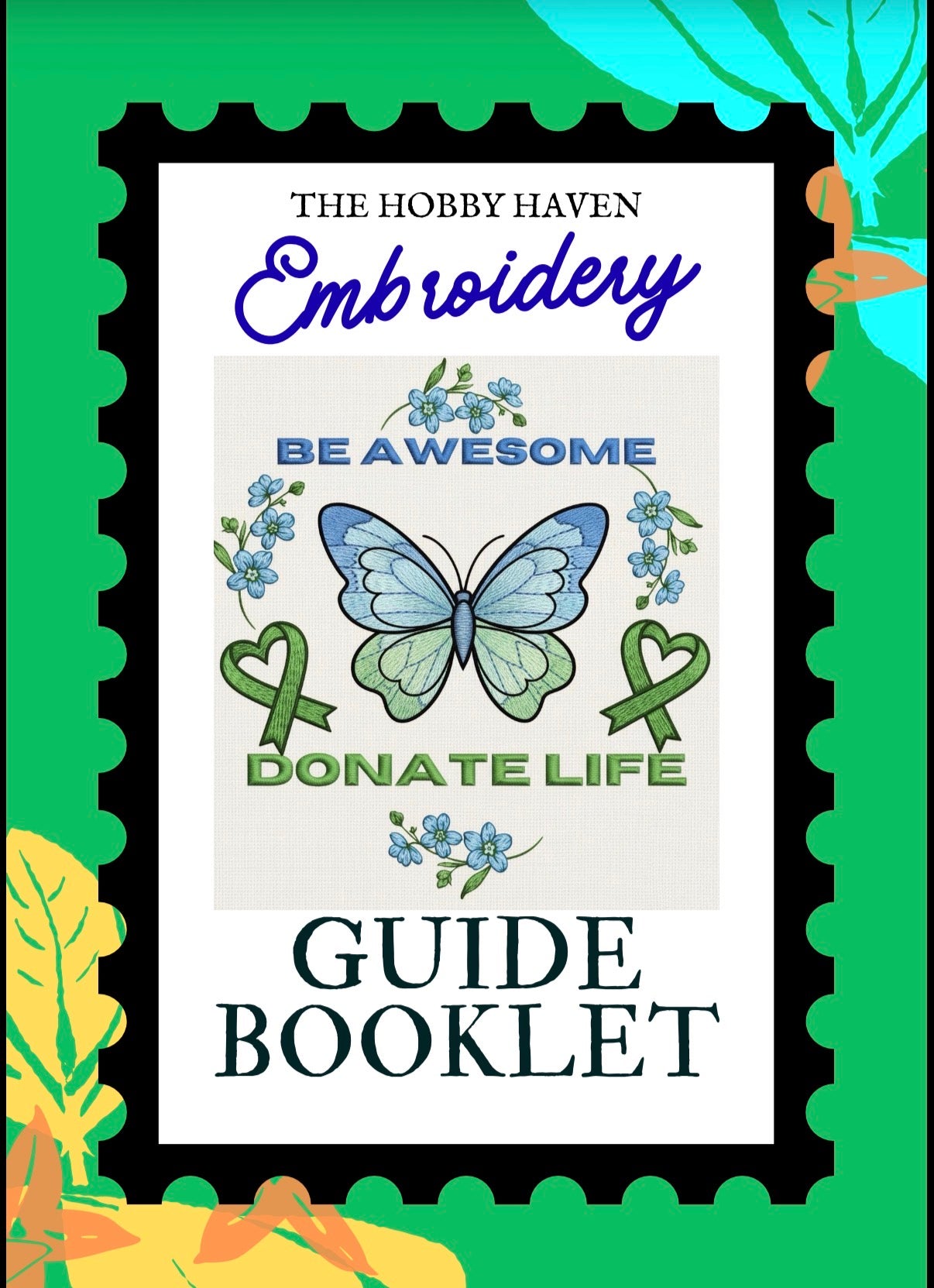 Donate Life Embroidery Kit