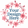 Custom embroidery pattern stick and stitch kit