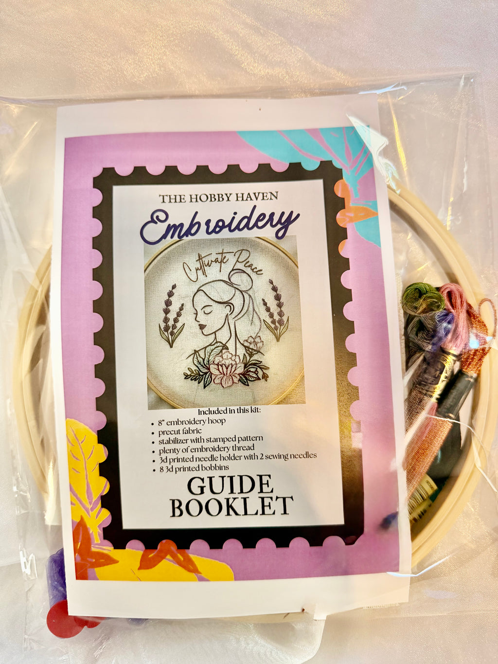 Cultivate Peace Embroidery Kit