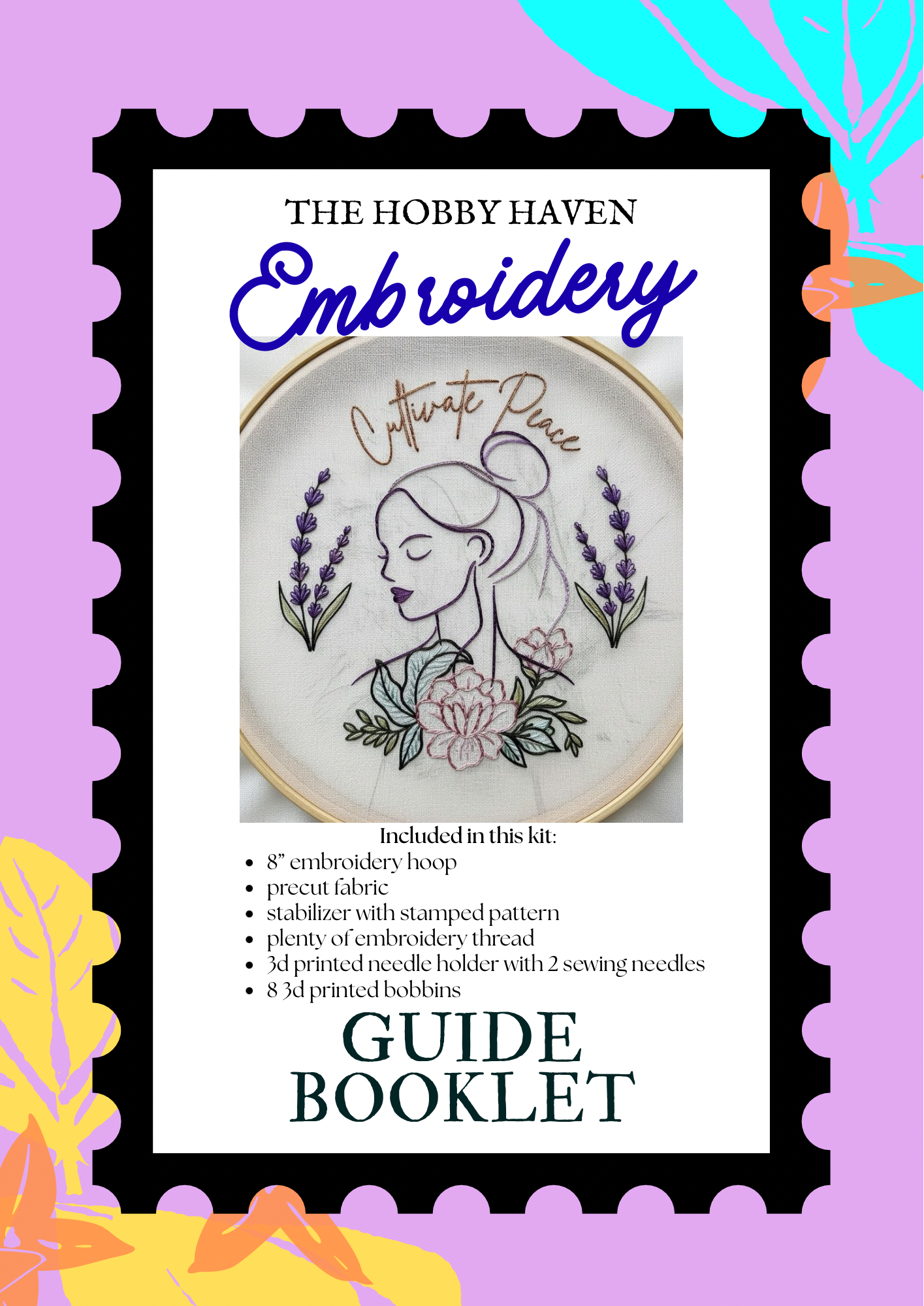 Cultivate Peace Embroidery Kit